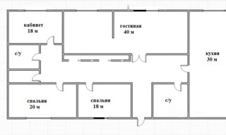 4-комнатная квартира