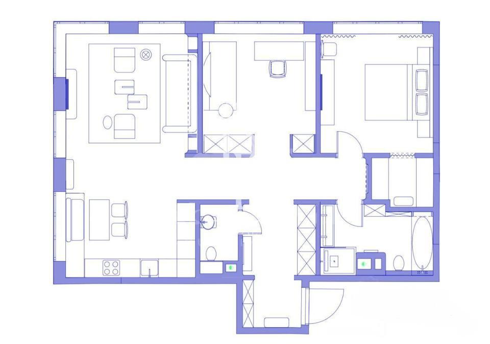 Продается 3-комнатная квартира, площадью 92.10 кв.м. Москва, Генерала Дорохова проспект, дом 39к1