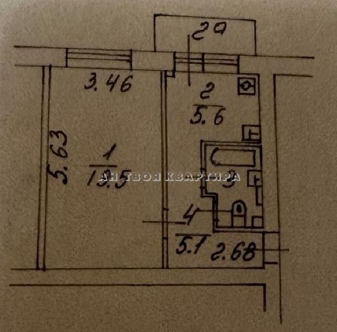 Продается 1-комнатная квартира, площадью 36.00 кв.м. Москва, улица 11-я Парковая, дом 44к3