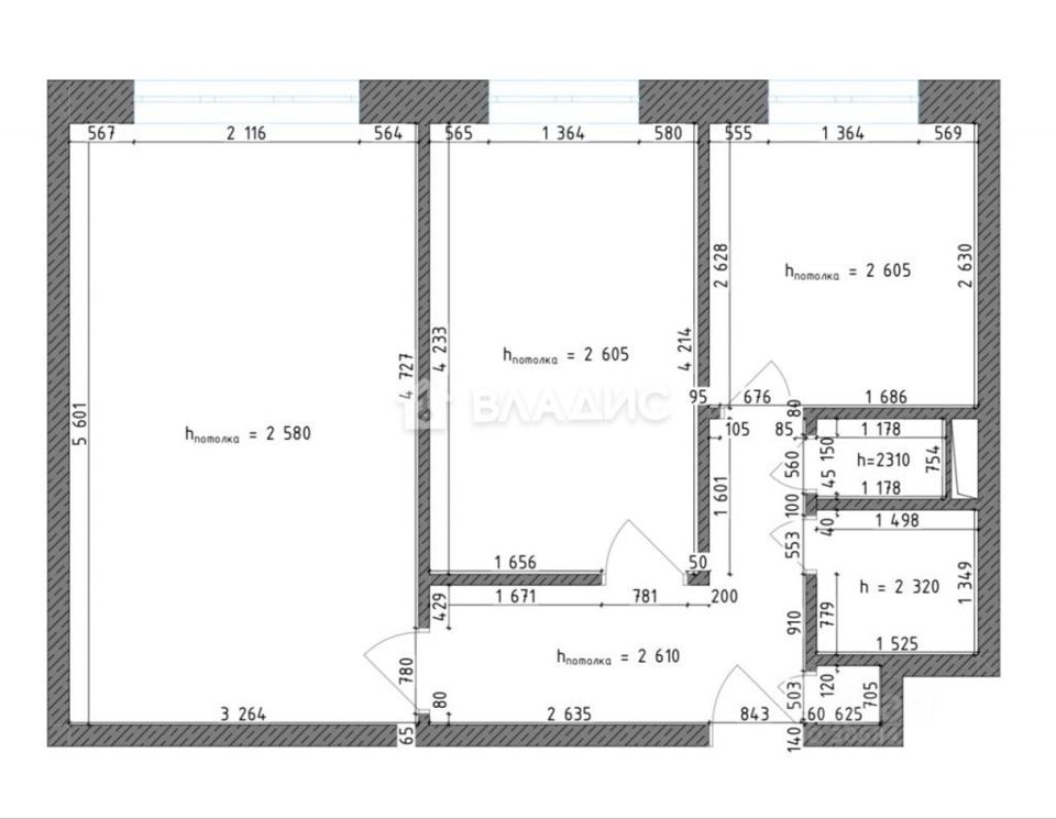 Продается 2-комнатная квартира, площадью 45.30 кв.м. Москва, улица Островитянова, дом 31