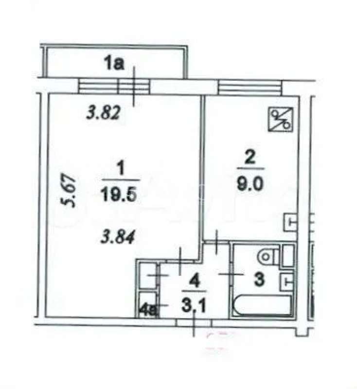 Продается 1-комнатная квартира, площадью 35.00 кв.м. Москва, улица Бестужевых, дом 12Б