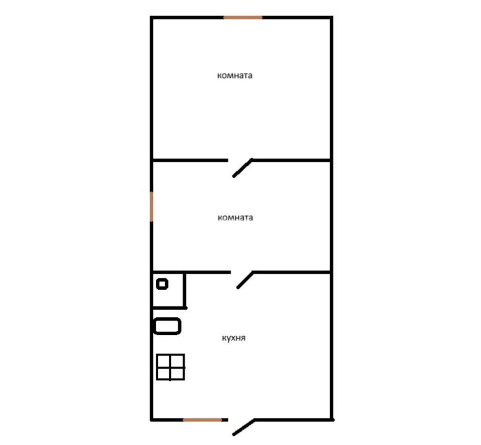 Продается 2-комнатная квартира, площадью 38.20 кв.м. Московская область, Павловский Посад городской округ, город Павловский Посад, улица Потапова, дом 6