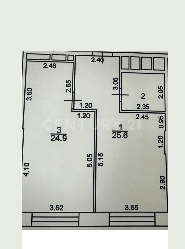 Продается 2-комнатная квартира, площадью 55.30 кв.м. Москва, улица Верхняя