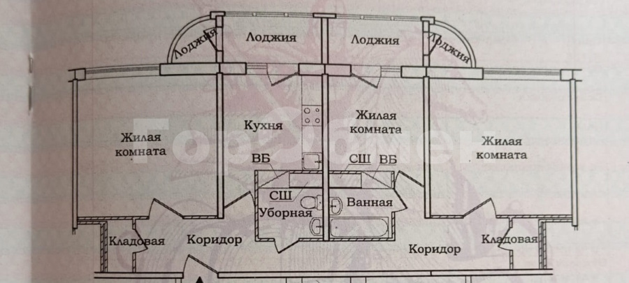 Продается 3-комнатная квартира, площадью 77.30 кв.м. Москва, Рублевское шоссе, дом 93к2