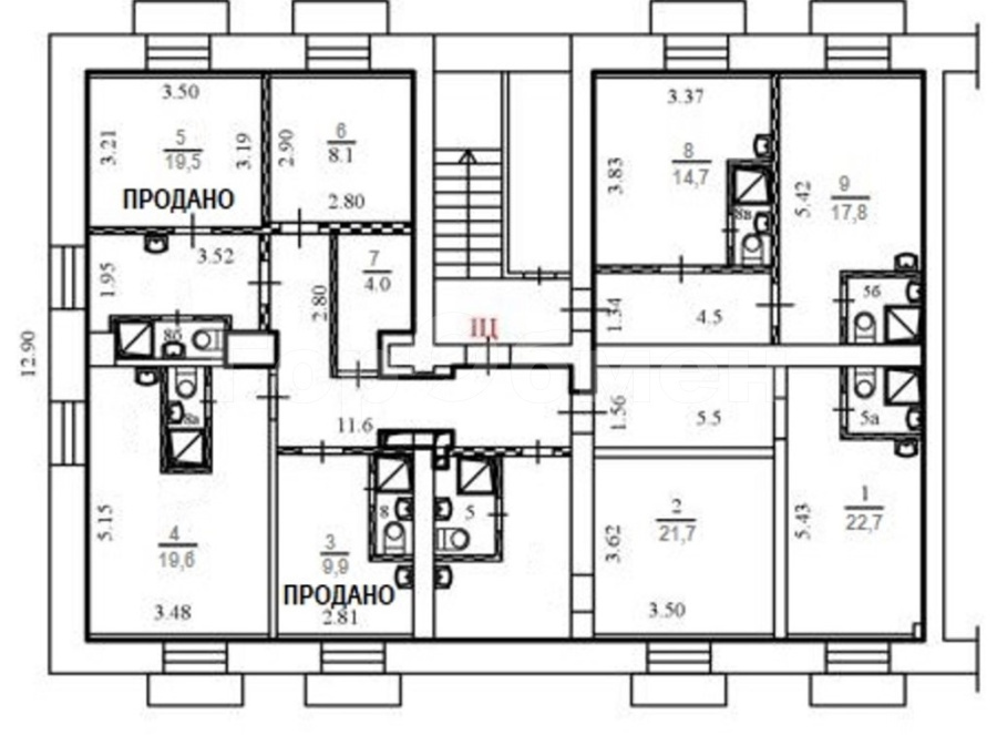 Продается 1-комнатная квартира, площадью 15.00 кв.м. Москва, проезд Спортивный, дом 4Б