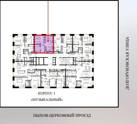 Продается 2-комнатная квартира, площадью 38.70 кв.м. Москва, улица Долгоруковская, дом 25