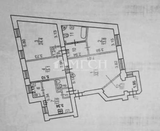 Продается 4-комнатная квартира, площадью 132.50 кв.м. Москва, переулок Скатертный, дом 22