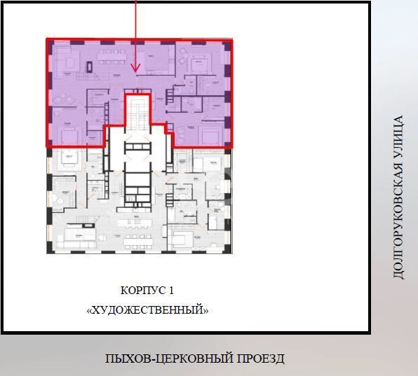 Продается 7-комнатная квартира, площадью 237.40 кв.м. Москва, улица Долгоруковская, дом 25