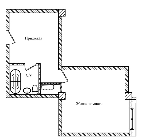 Продается 1-комнатная квартира, площадью 41.70 кв.м. Москва, переулок Строченовский Большой, дом 9