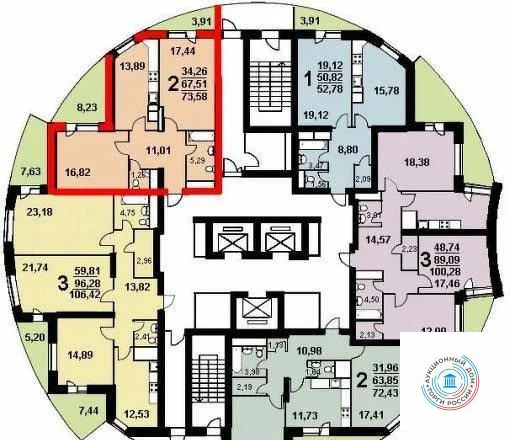 Продается 2-комнатная квартира, площадью 73.60 кв.м. Москва, 60-летия Октября проспект, дом 15