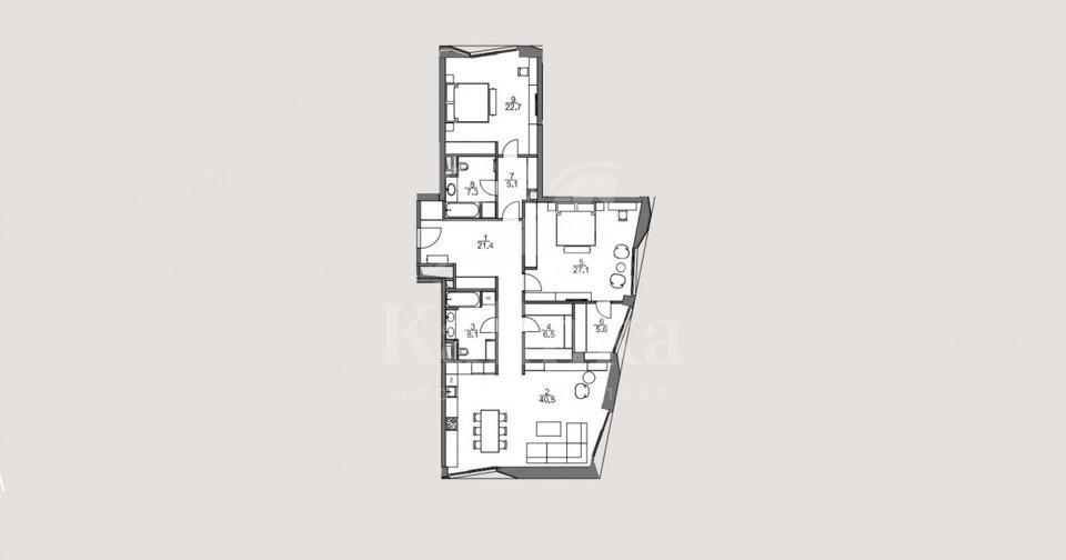 Продается 3-комнатная квартира, площадью 146.30 кв.м. Москва, улица Садовническая, дом 29