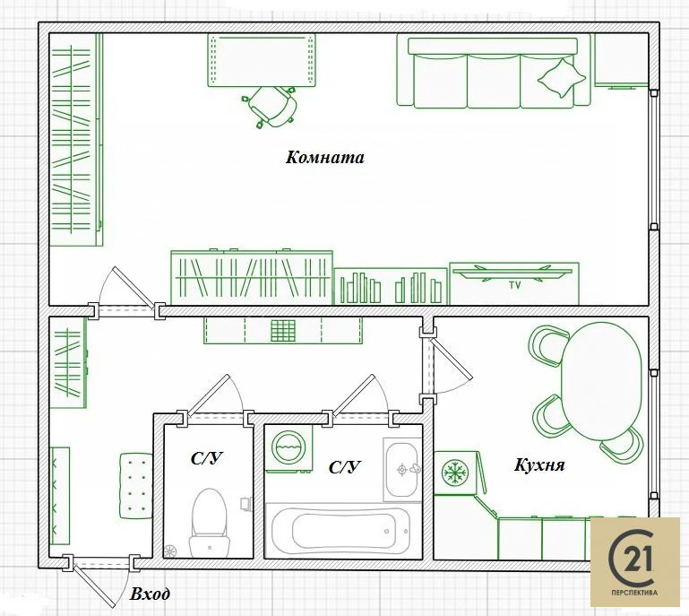 Продается 1-комнатная квартира, площадью 31.30 кв.м. Московская область, город Дзержинский, улица Лермонтова, дом 13