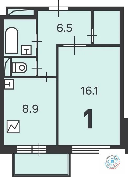 Продается 1-комнатная квартира, площадью 39.00 кв.м. Москва, Вернадского проспект, дом 61