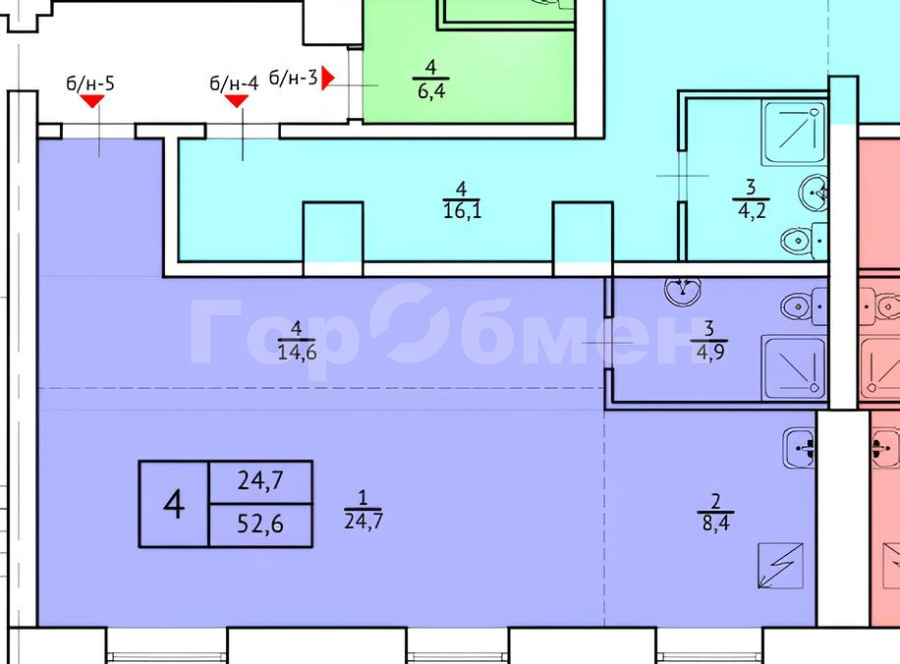 Продается 2-комнатная квартира, площадью 48.00 кв.м. Московская область, Люберцы городской округ, город Люберцы, Хлебозаводской тупик, дом 9