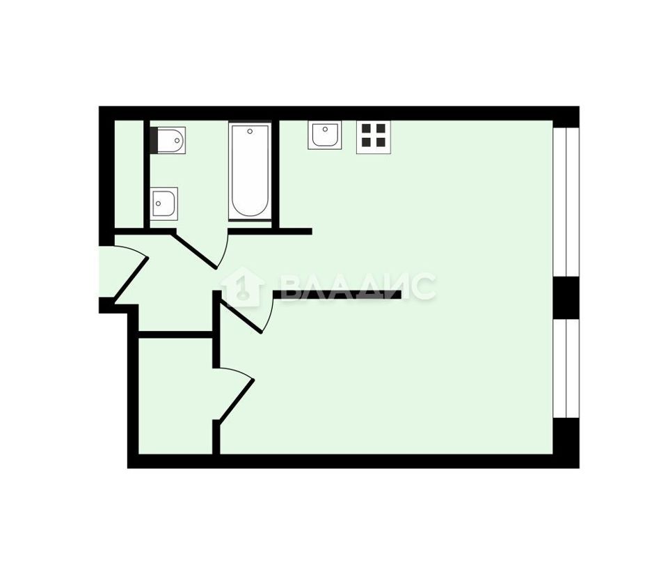 Продается 1-комнатная квартира, площадью 38.00 кв.м. Москва, улица Тагильская, дом 4В