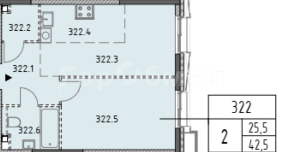 Продается 2-комнатная квартира, площадью 42.50 кв.м. Москва, проезд Электролитный, дом 12Б