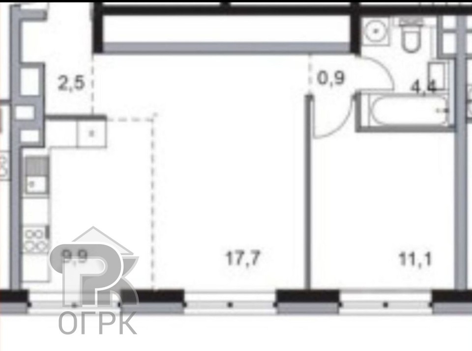 Продается 2-комнатная квартира, площадью 47.00 кв.м. Москва, проезд Причальный