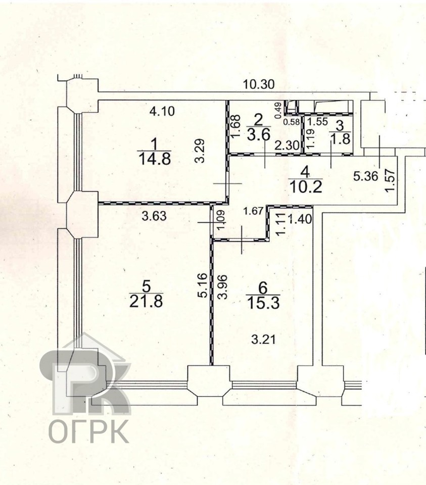 Продается 2-комнатная квартира, площадью 67.50 кв.м. Москва, улица Ботаническая