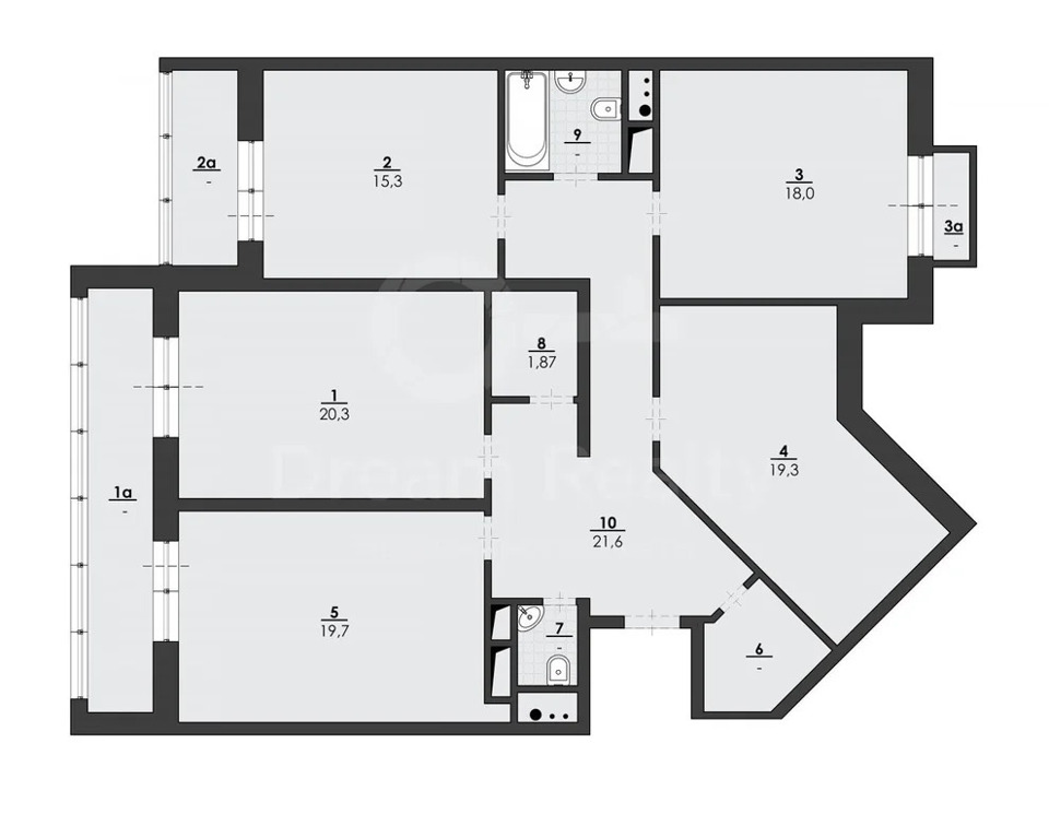 Продается 4-комнатная квартира, площадью 126.40 кв.м. Москва, Рублевское шоссе, дом 70к7