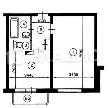 Продается 1-комнатная квартира, площадью 38.90 кв.м. Москва, улица Митинская, дом 33к1