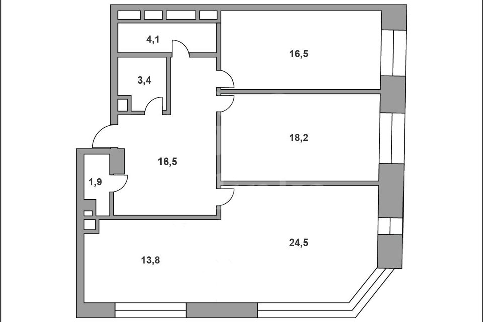 Продается 3-комнатная квартира, площадью 101.00 кв.м. Москва, Воробьевское шоссе, дом 4