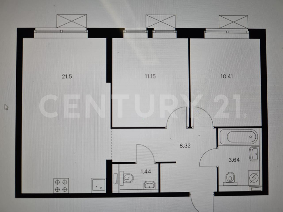 Продается 2-комнатная квартира, площадью 56.20 кв.м. Москва, улица Новохохловская, дом 15стр1