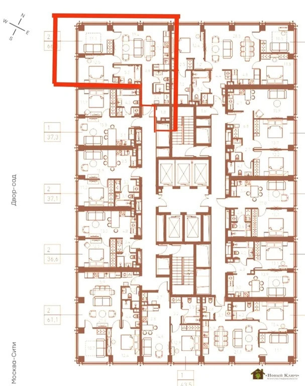 Продается 2-комнатная квартира, площадью 67.10 кв.м. Москва, улица Хуторская 2-я, дом 34