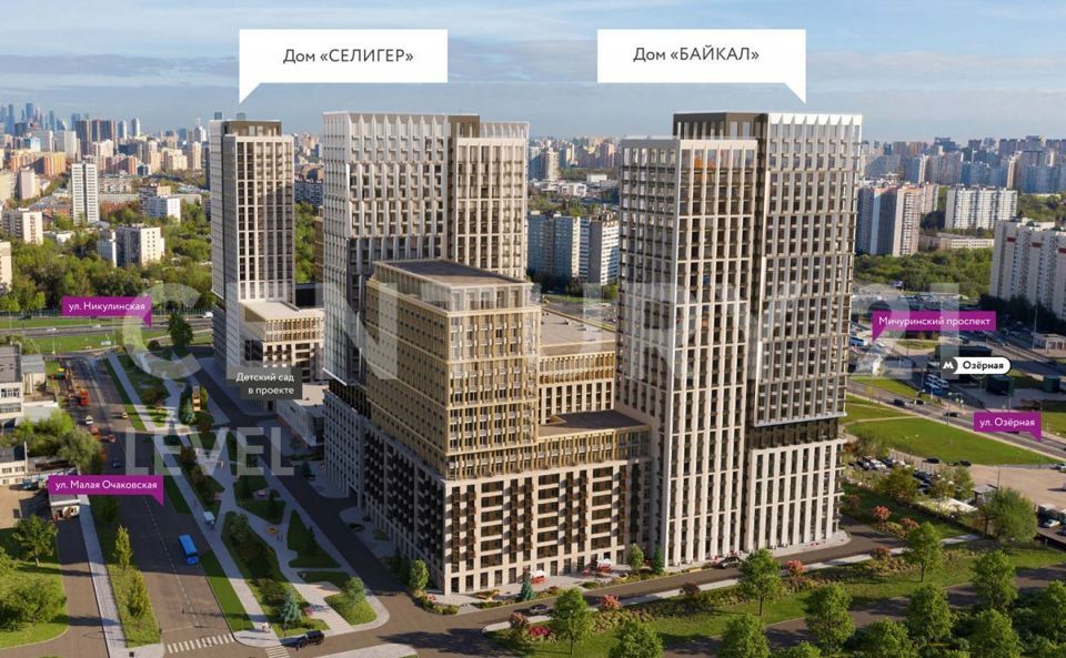 Продается 2-комнатная квартира, площадью 40.20 кв.м. Москва, улица Озерная, дом 42