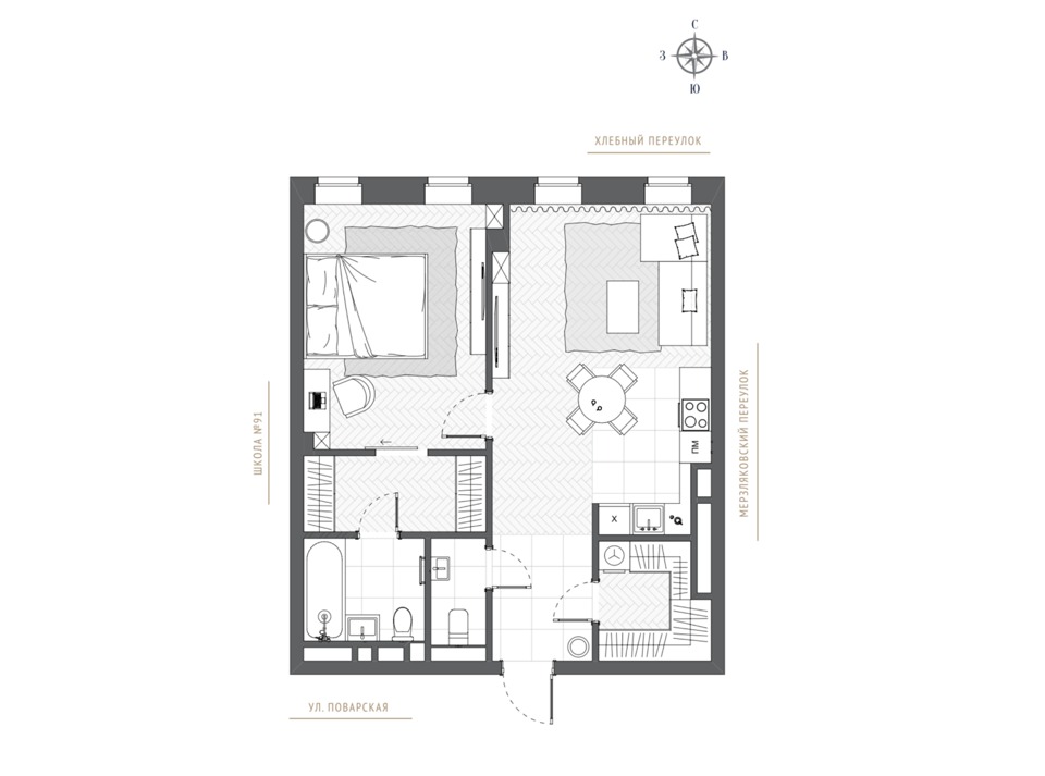 Продается 3-комнатная квартира, площадью 88.00 кв.м. Москва, улица Поварская, дом 8/1к1