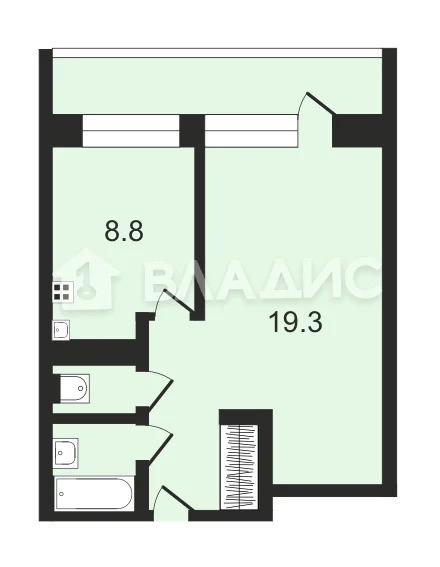 Продается 1-комнатная квартира, площадью 37.00 кв.м. Москва, улица Вавилова, дом 75