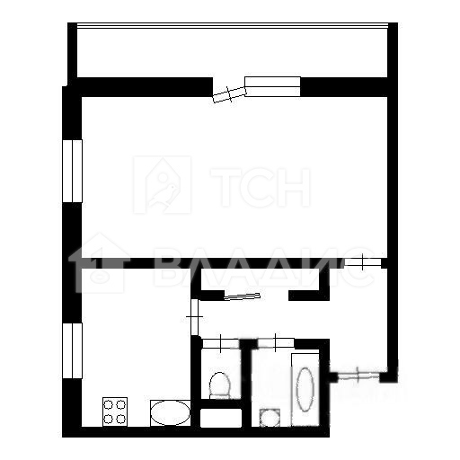 Продается 1-комнатная квартира, площадью 33.00 кв.м. Москва, улица Хабаровская, дом 5