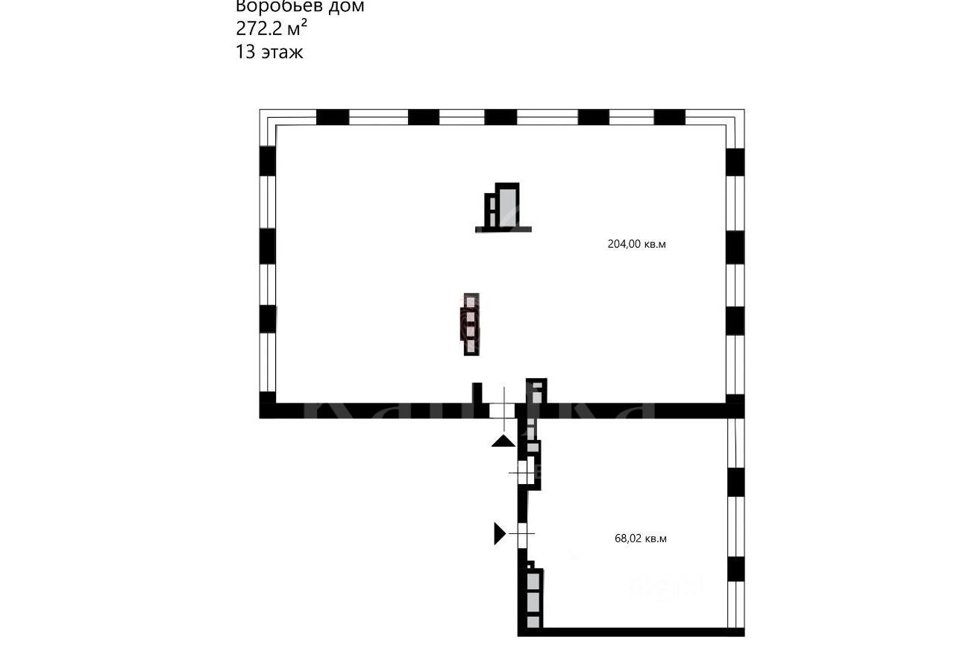 Продается 5-комнатная квартира, площадью 272.20 кв.м. Москва, Воробьевское шоссе, дом 4