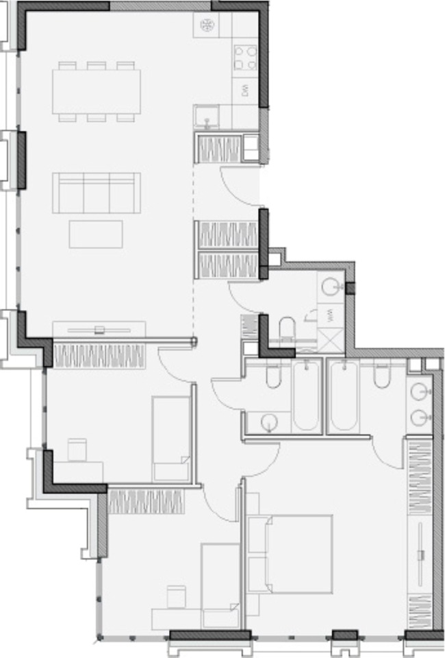 Продается 3-комнатная квартира, площадью 92.50 кв.м. Москва, улица Дубининская, дом 59А