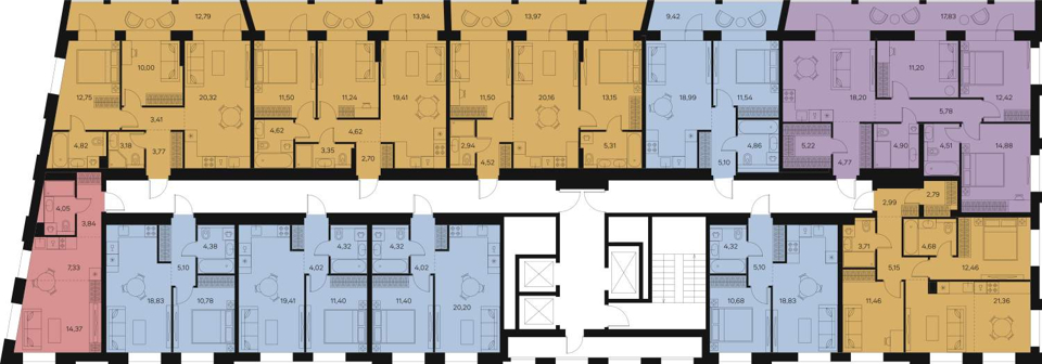 Продается 1-комнатная квартира, площадью 39.70 кв.м. Москва, улица Автозаводская