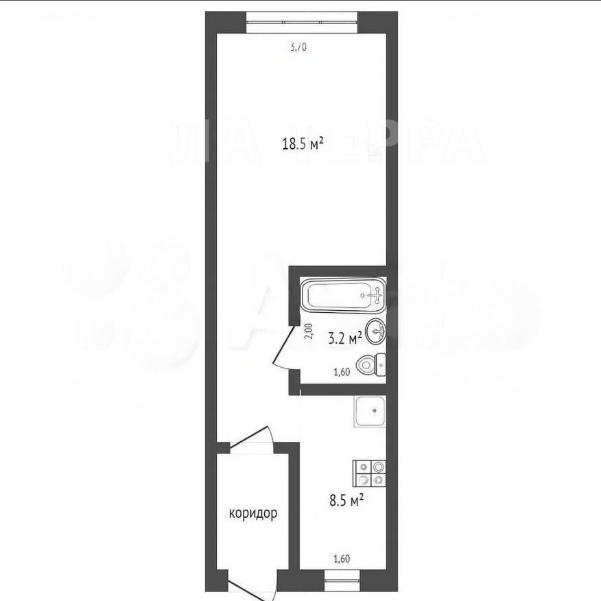 Продается 1-комнатная квартира, площадью 30.70 кв.м. Московская область, Красногорск городской округ, рабочий поселок Нахабино, улица Покровская, дом 5к5