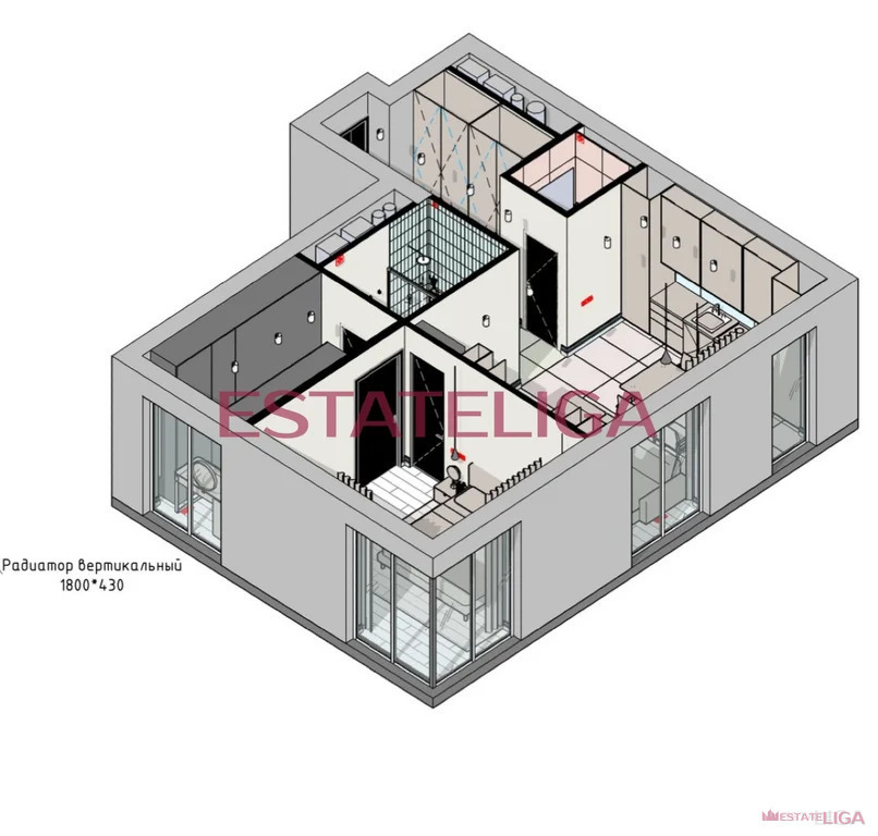 Продается 2-комнатная квартира, площадью 59.60 кв.м. Москва, улица Дубининская, дом 59А