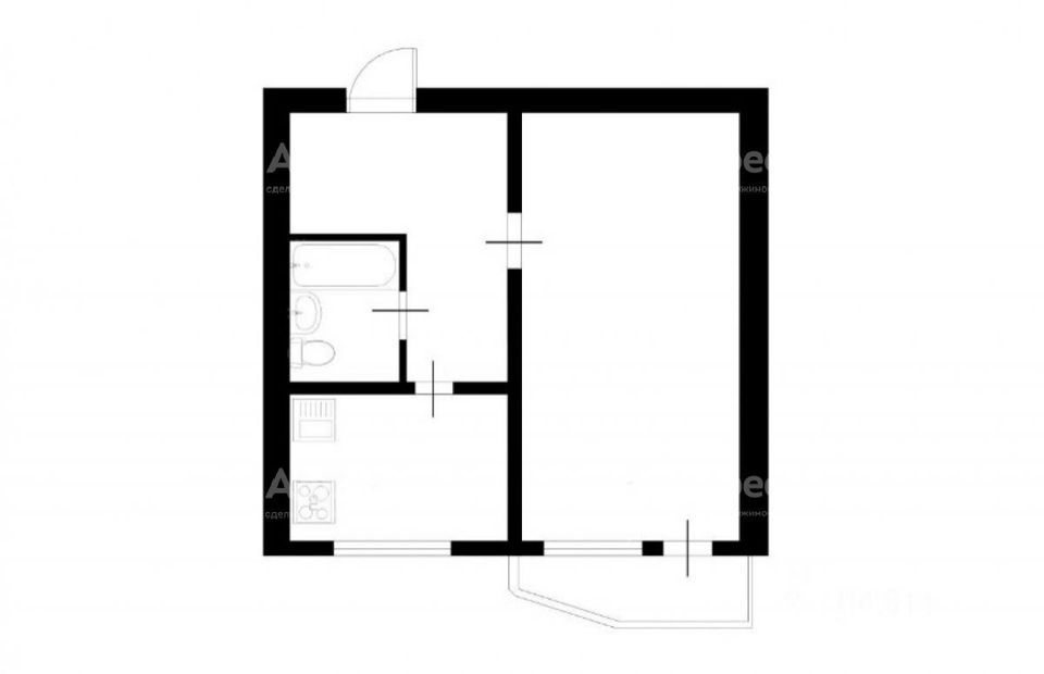 Продается 1-комнатная квартира, площадью 37.00 кв.м. Москва, улица Привольная, дом 71к1