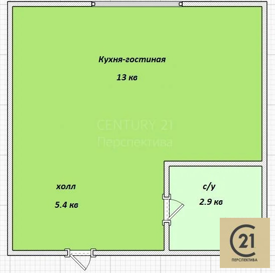 Продается 1-комнатная квартира, площадью 21.00 кв.м. Московская область, Люберцы городской округ, микрорайон Зенино ЖК Самолёт, проезд Некрасовский, дом 13