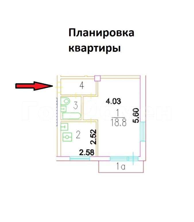 Продается 1-комнатная квартира, площадью 31.00 кв.м. Москва, улица Поклонная, дом 8