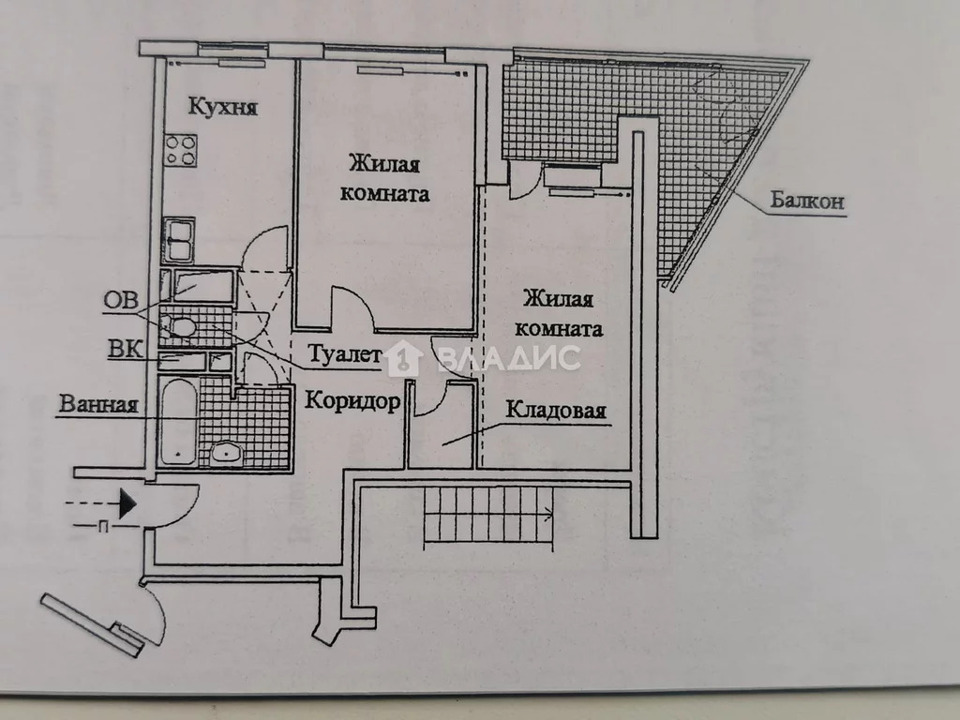 Продается 2-комнатная квартира, площадью 65.10 кв.м. Москва, улица Инициативная, дом 7к3